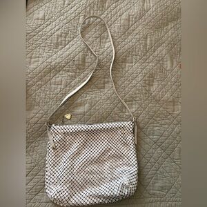 Vintage Whiting & Davis Metal Mesh Crossbody Shoulder Bag